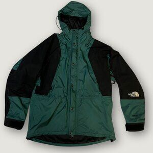 The North Face Gore-Tex Mountain Jacket Men’s Large Green Black Waterproof Hoode